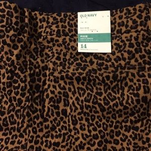 NWT Old Navy Pixie Cheetah Print